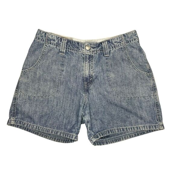 Vintage 2002 Levi’s Women’s 6 Denim Jean Shorts Mid Rise Y2K - Picture 1 of 6